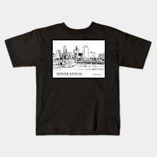 Minneapolis - Minnesota Kids T-Shirt